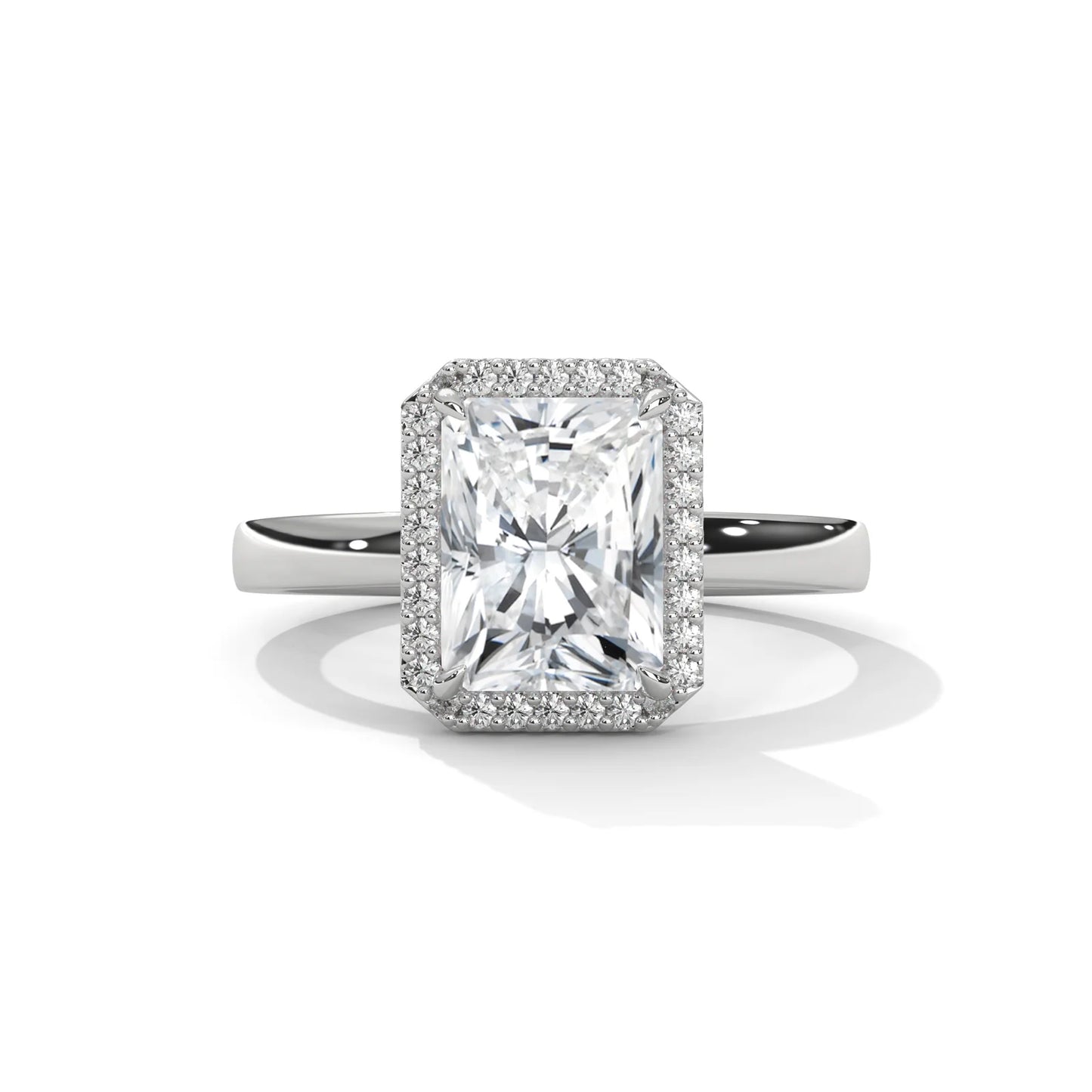 Zesor Radiant Veil Halo Ring