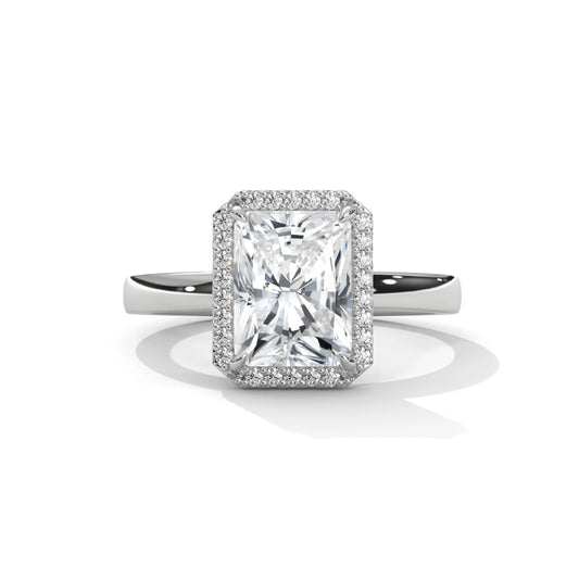 Zesor Radiant Veil Halo Ring
