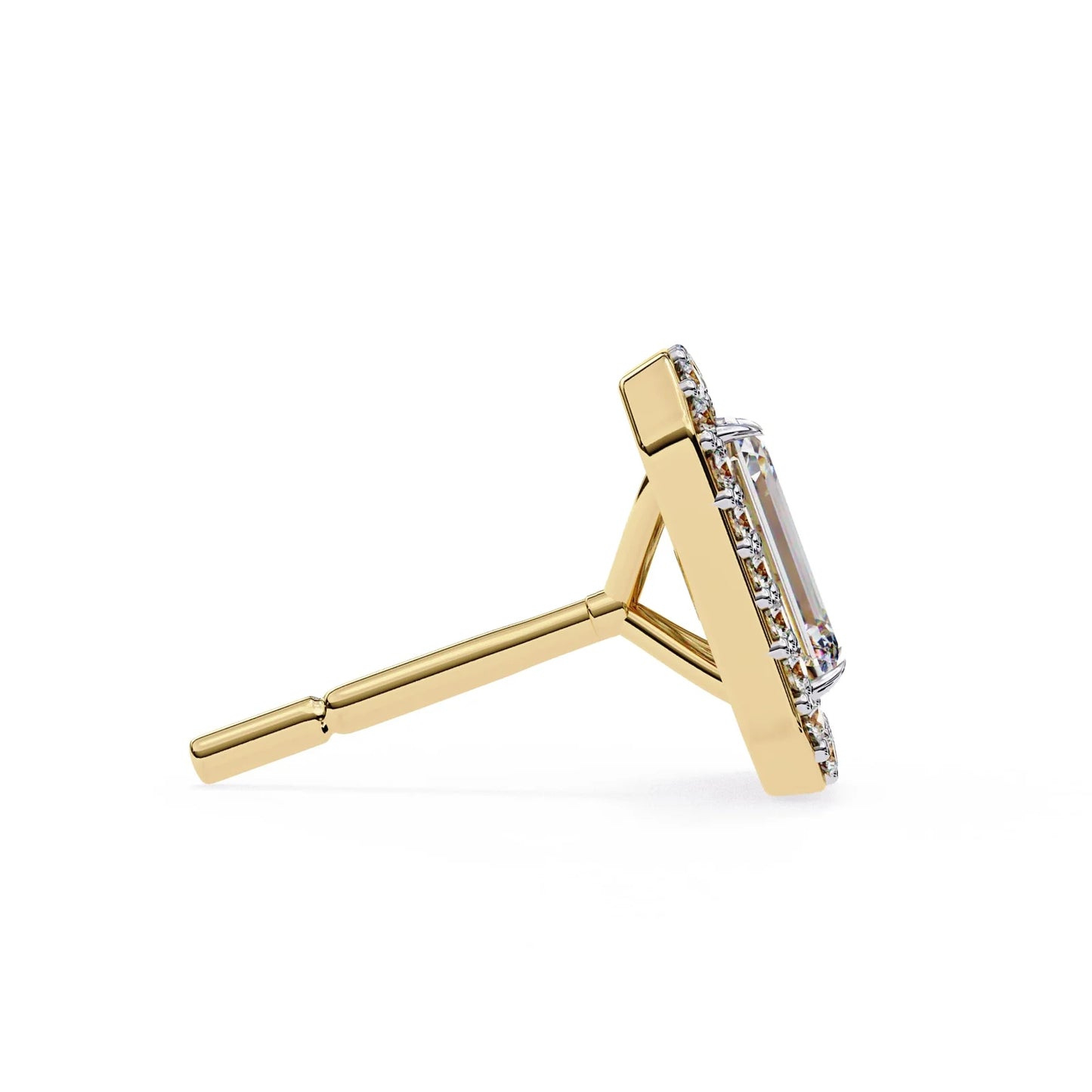 Zesor Emerald Frame Studs