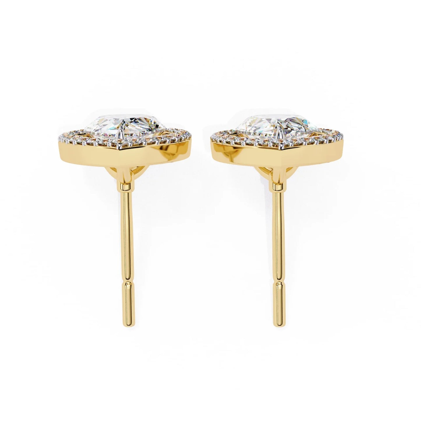Zesor Poire Halo Studs