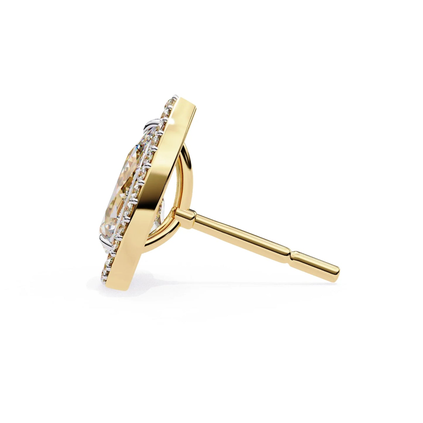 Zesor Poire Halo Studs