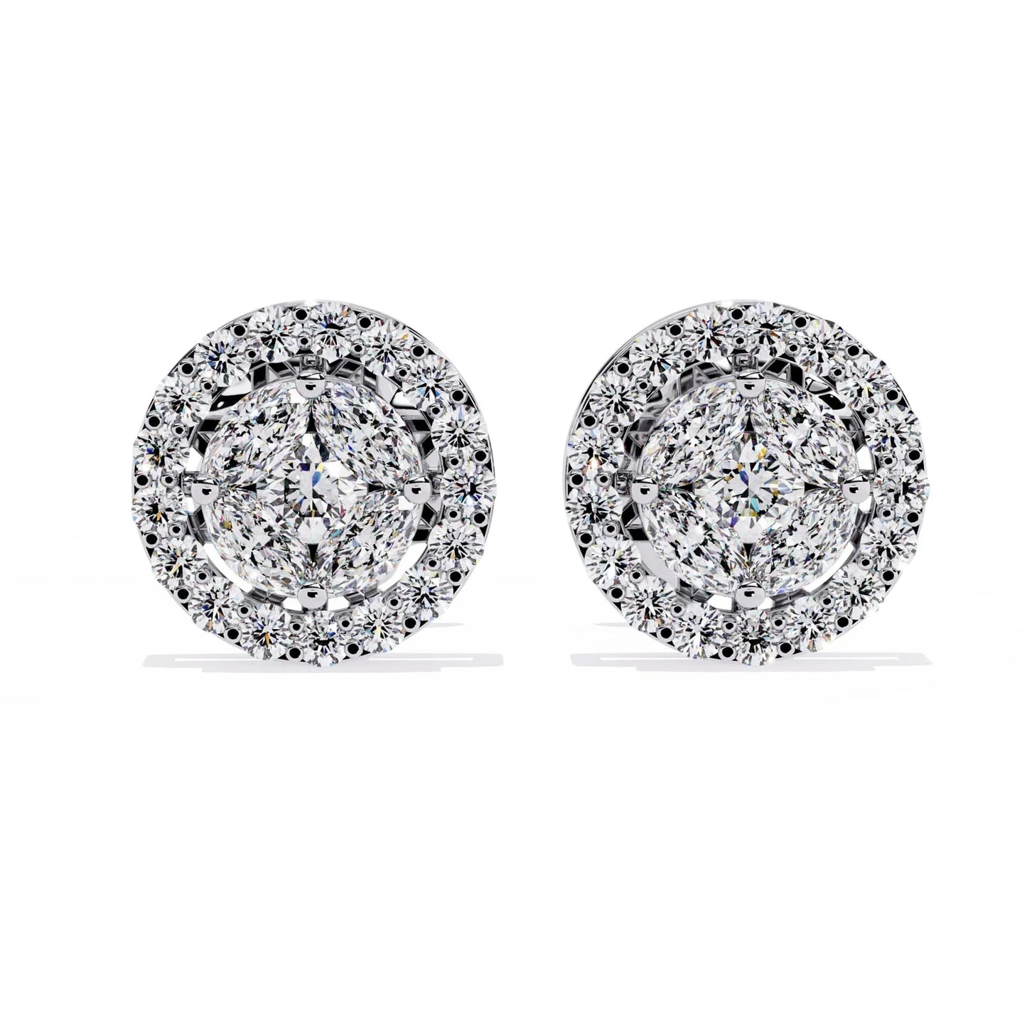 Zesor Swirl Pavé Studs