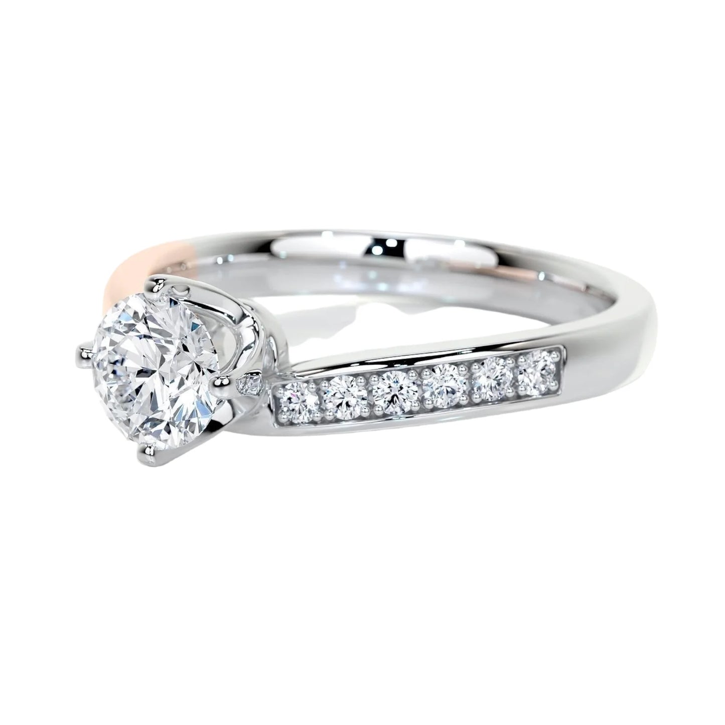 Zesor Dualis Solitaire Ring