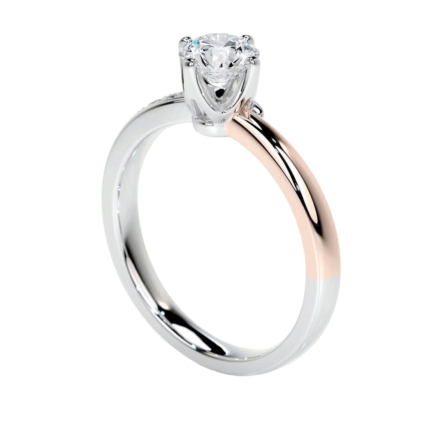 Zesor Dualis Solitaire Ring
