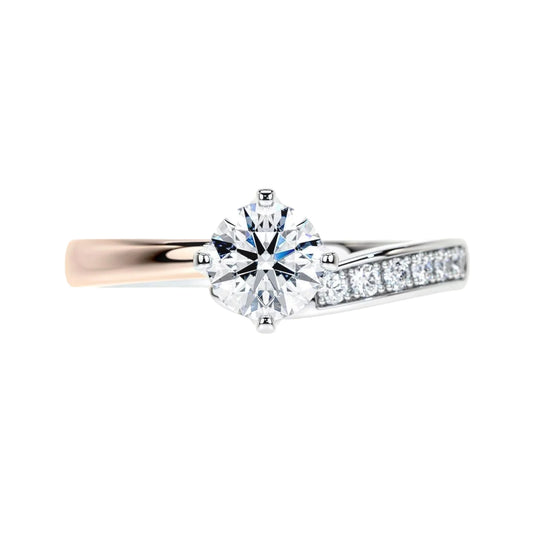 Zesor Dualis Solitaire Ring